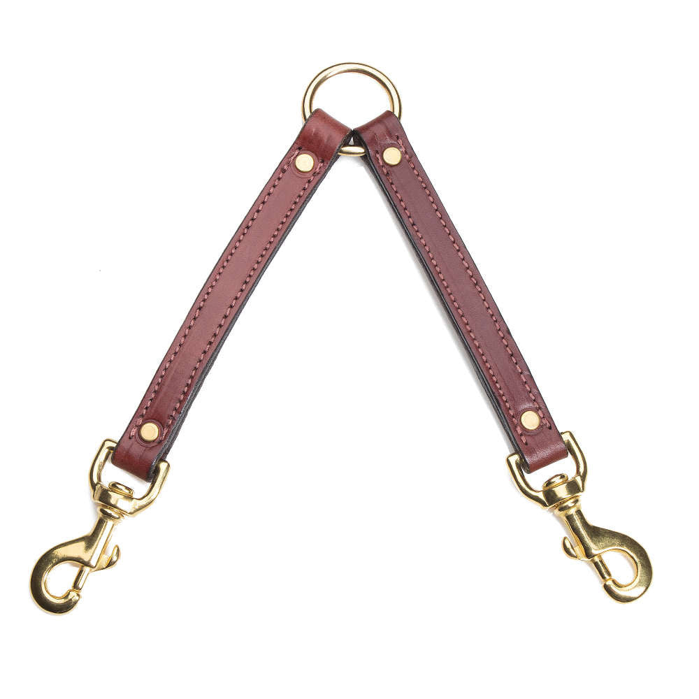 1 inch Chestnut Oil Leather Crossbody Strap