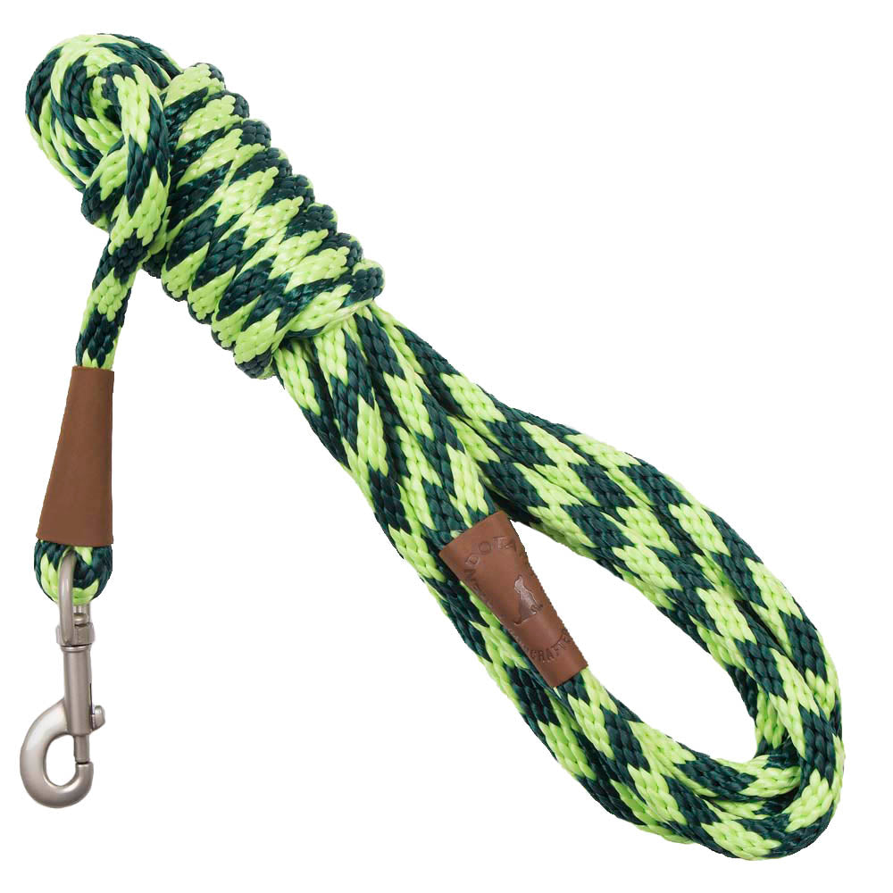 Mendota Long Snap Leash 15 Feet Seafoam 1 2 inch