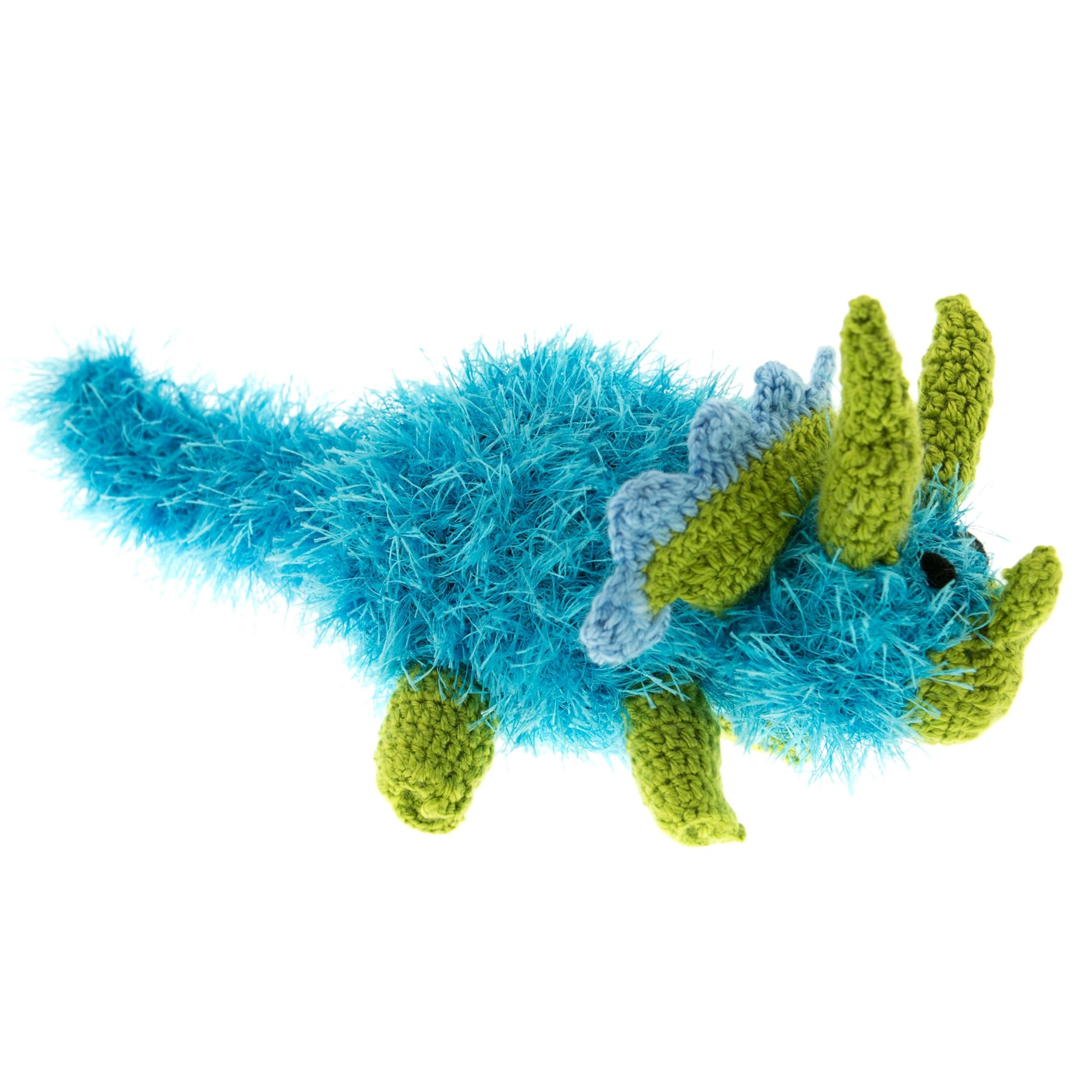 Blue dinosaur 2024 dog toy